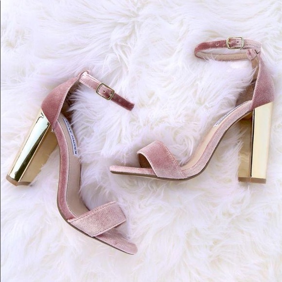 steve madden velvet heels